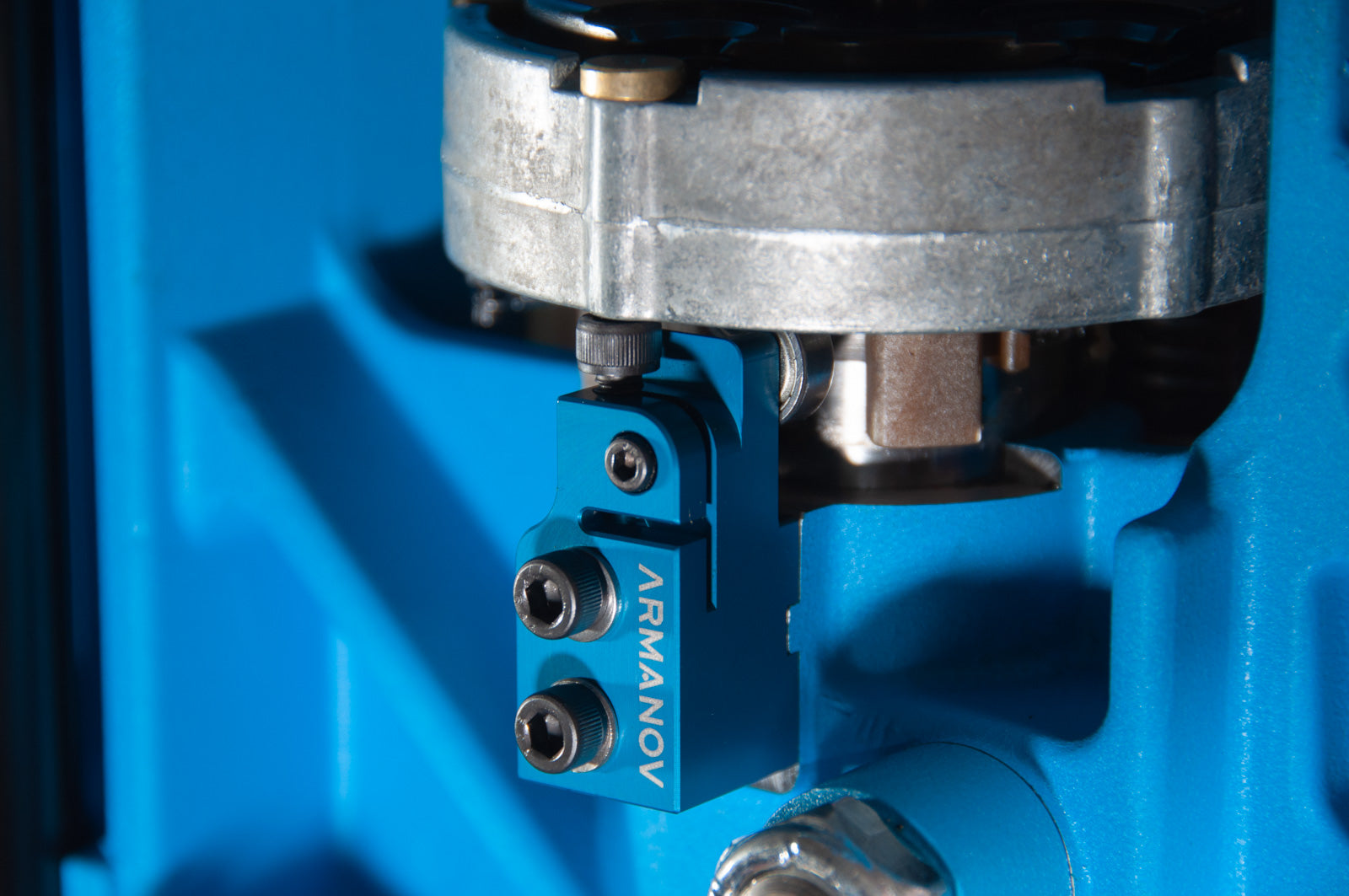 Index Bearing Cam Block with Primer Depth Stop for Dillon XL650
